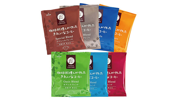 きれいなコーヒードリップバッグ（7種・105袋）