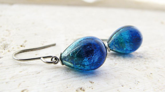 長七屋のケラマブルーピアス【KP-3】ー販売証明書付きー